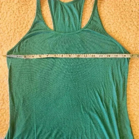 Lululemon athletica, teal Scoop Neck Tank Top, see measurements - Picture 5 of 6